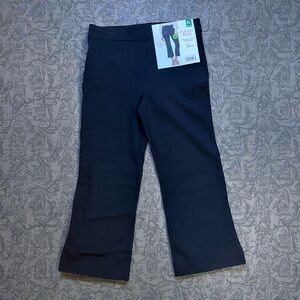 Felina Pull-On Cropped Pants XL Black Tummy Control New with Tags